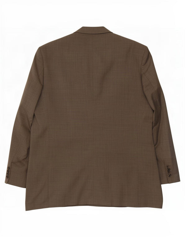 Marks & Spencer Chaqueta tipo blazer de 3 botones para hombre UK 48 2XL Lana beige