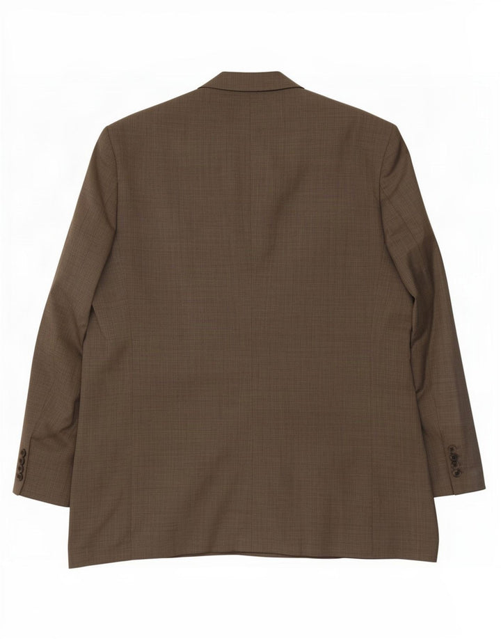 Marks & Spencer Chaqueta tipo blazer de 3 botones para hombre UK 48 2XL Lana beige