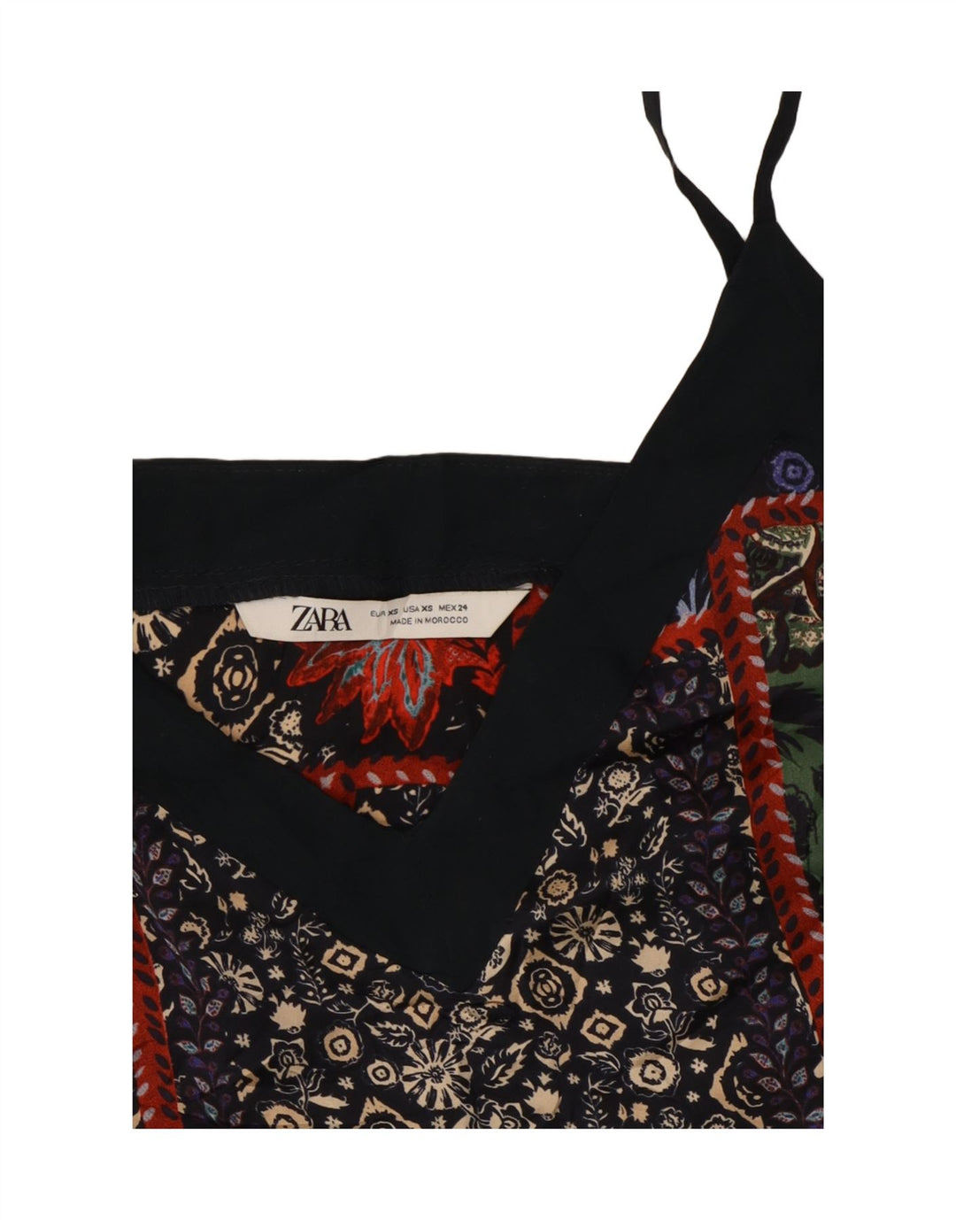 Zara Mujer Cami Top UK 6 XS Multicolor Floral