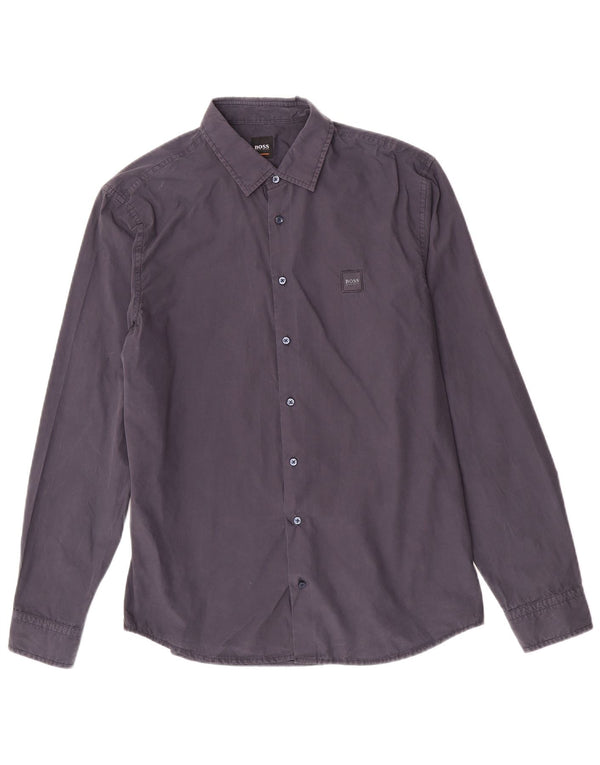 Camisa Hugo Boss Hombre Slim Fit Grande Azul Marino