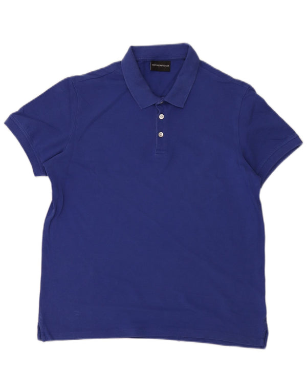 Polo Emporio Armani Hombre Azul Medio