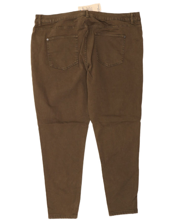 Marks & Spencer Vaqueros súper ajustados de talle medio para mujer UK 22 3XL W42 L28 Marrón