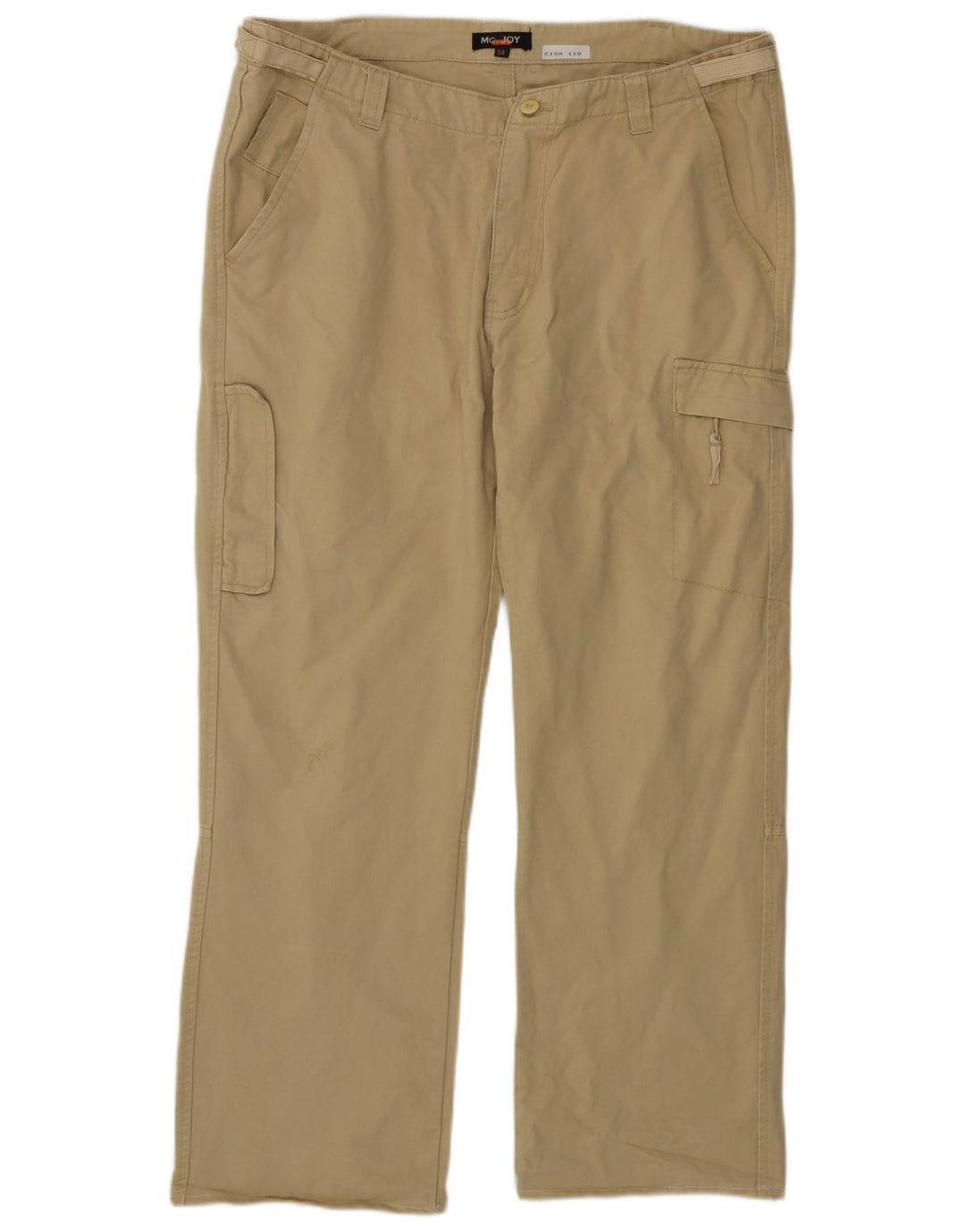 MC Joy Pantalón cargo recto para hombre IT 54 2XL W40 L29 Algodón beige