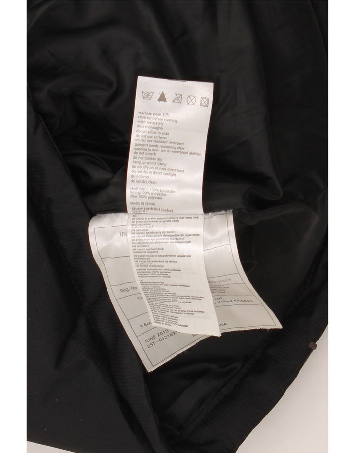 Chaqueta acolchada con capucha para hombre Mountain Warehouse UK 36 Small Poliéster negro
