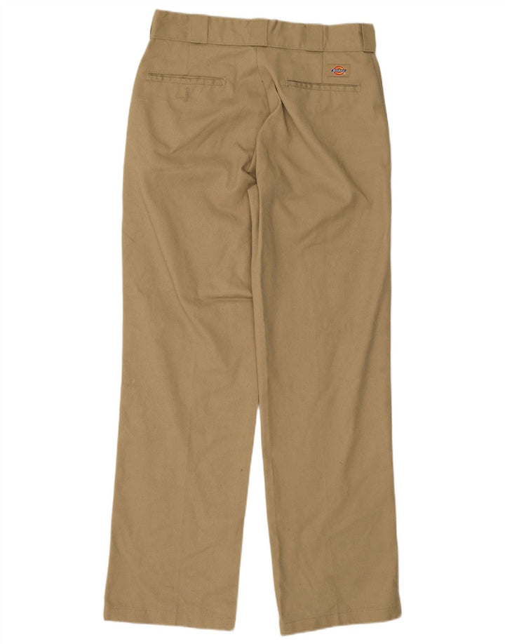 Dickies Pantalón chino recto para hombre W32 L32 Poliéster beige