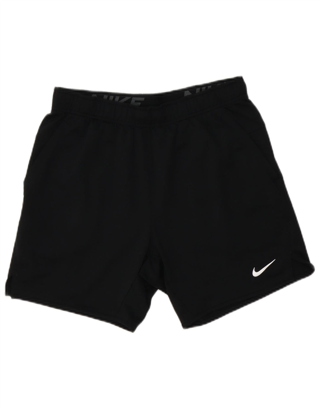 Nike Pantalones cortos deportivos Dri Fit para hombre, talla mediana, negro