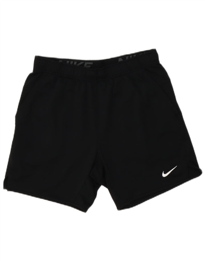 Nike Pantalones cortos deportivos Dri Fit para hombre, talla mediana, negro