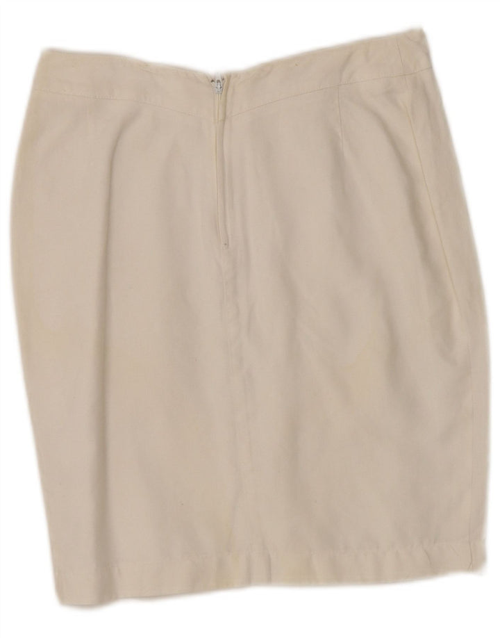 Falda lápiz para mujer Byblos IT 40 Small W28 Lino blanco