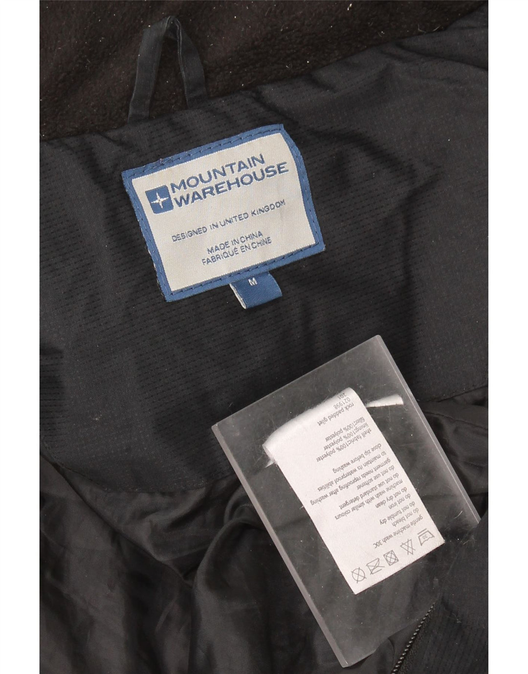 MOUNTAIN WAREHOUSE Chaleco acolchado para hombre UK 38 Mediano Negro Poliéster