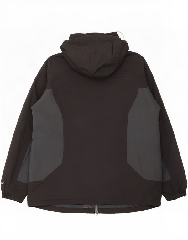 Sprayway Chaqueta cortavientos con capucha para hombre UK 40 Large Black Colourblock