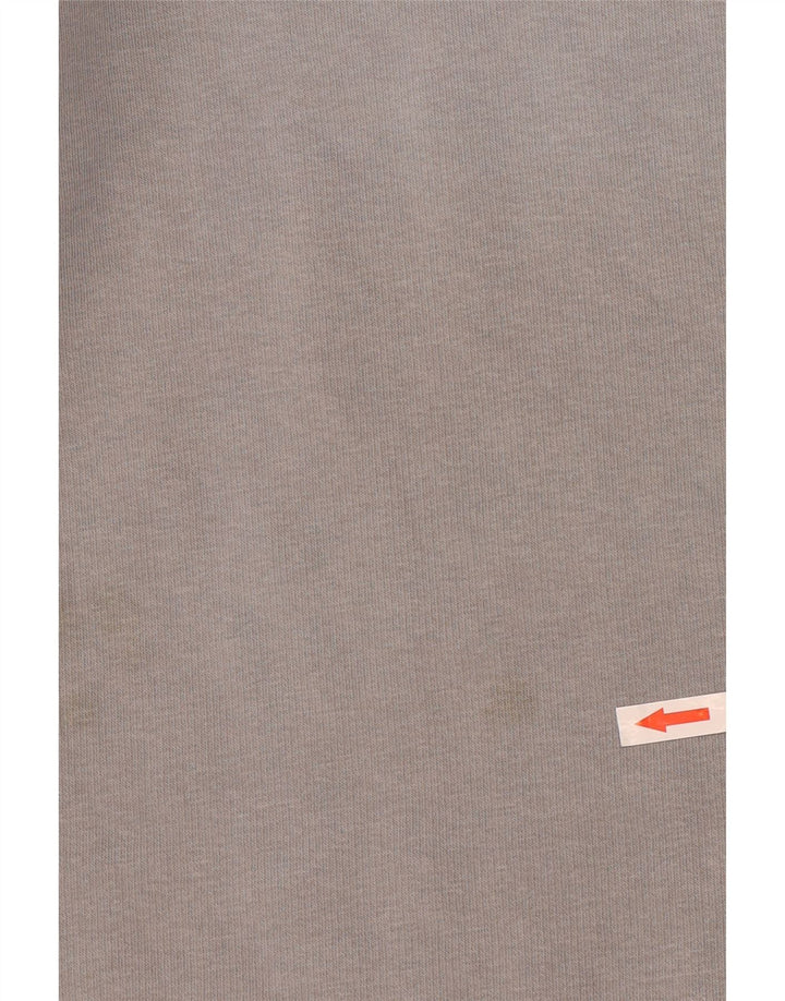 Adidas - Sudadera extragrande para mujer, talla 10, algodón gris pequeño