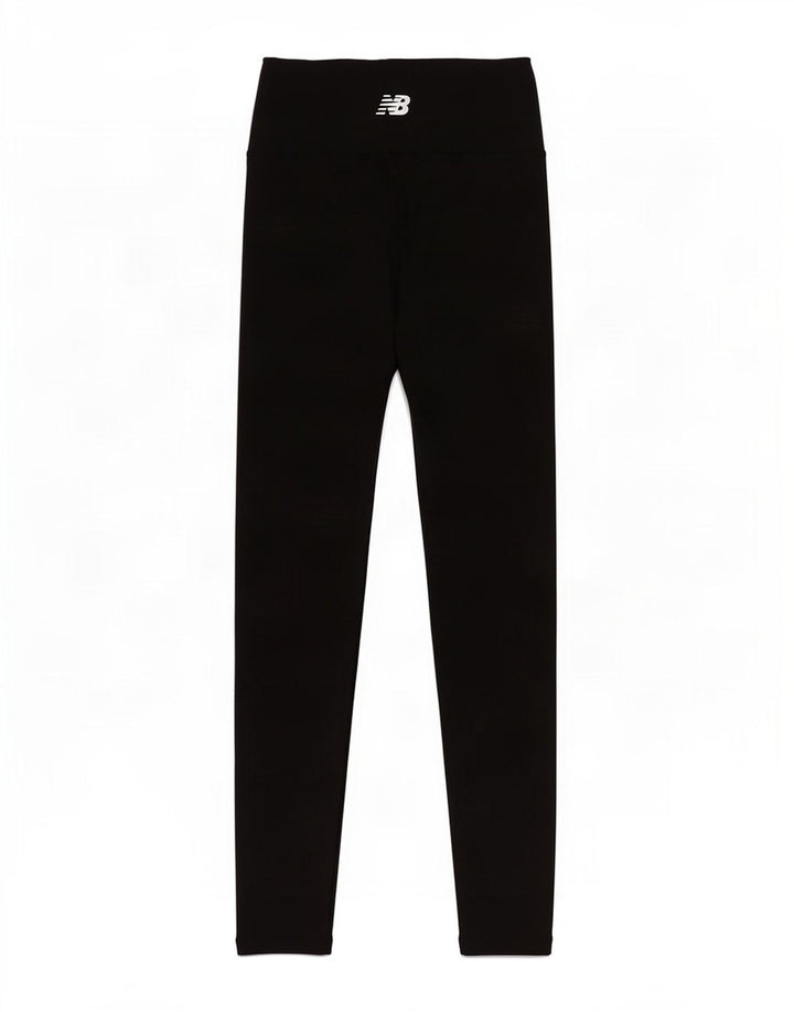 New Balance Leggings cortos para mujer UK 12 Mediano Negro Poliéster