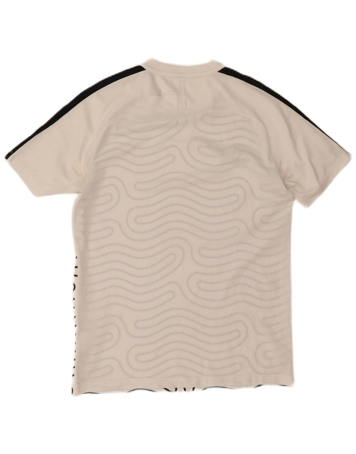Camiseta Nike Dri Fit con estampado abstracto para hombre, color blanco medio