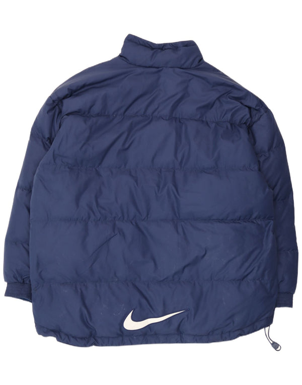 Nike Chaqueta acolchada para hombre UK 44 2XL Azul marino Poliéster