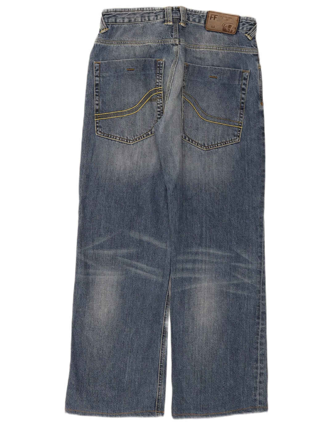 Vaqueros de pernera ancha para hombre Fat Face W30 L29 Algodón azul