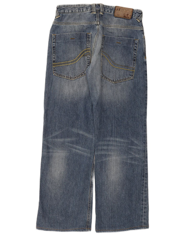 Vaqueros de pernera ancha para hombre Fat Face W30 L29 Algodón azul