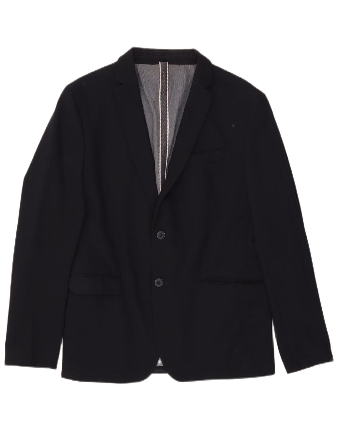 Zara Chaqueta tipo blazer de 2 botones para hombre IT 54 2XL Azul marino