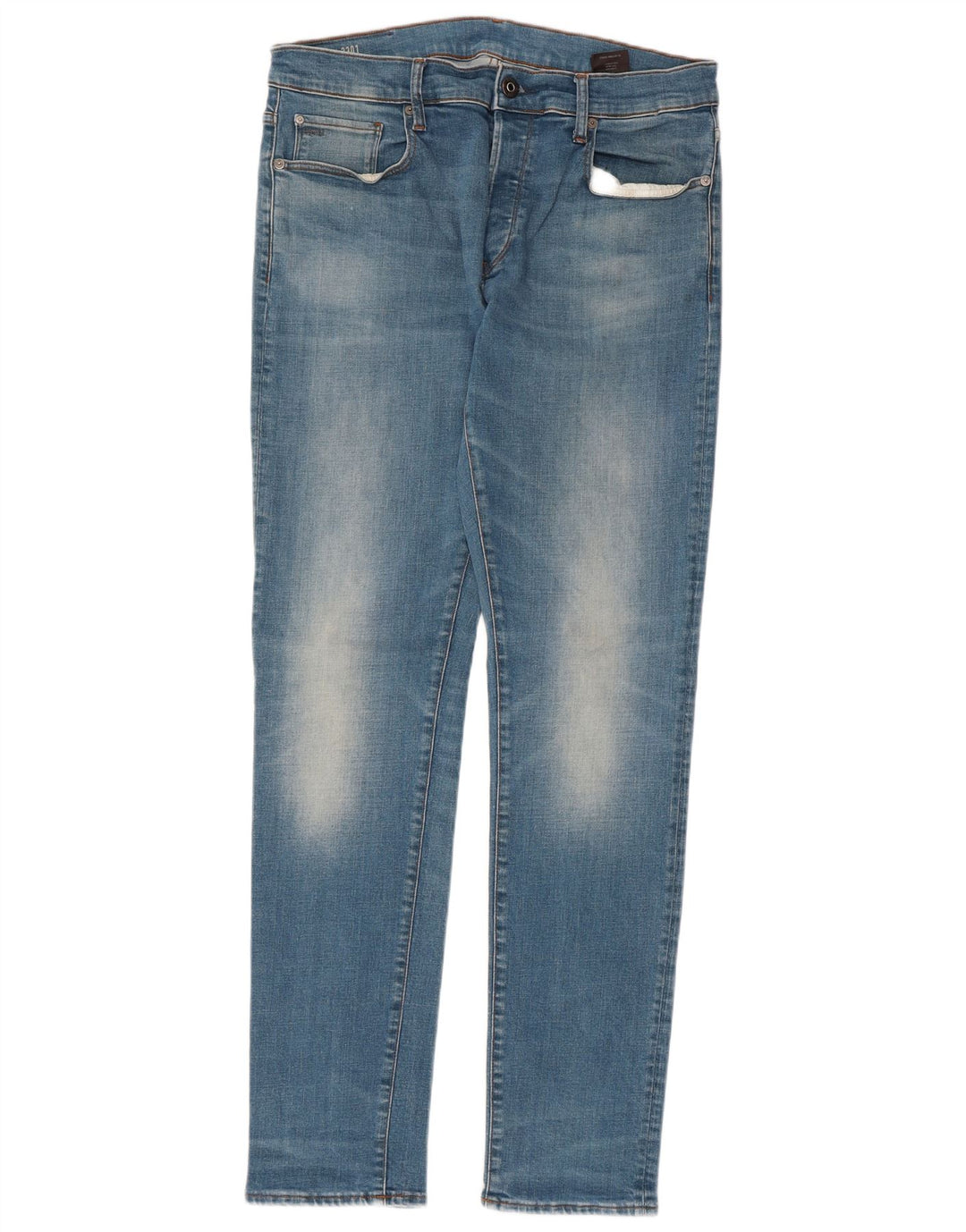 G-STAR Vaqueros Slim 3301 para Hombre W34 L34 Algodón Azul