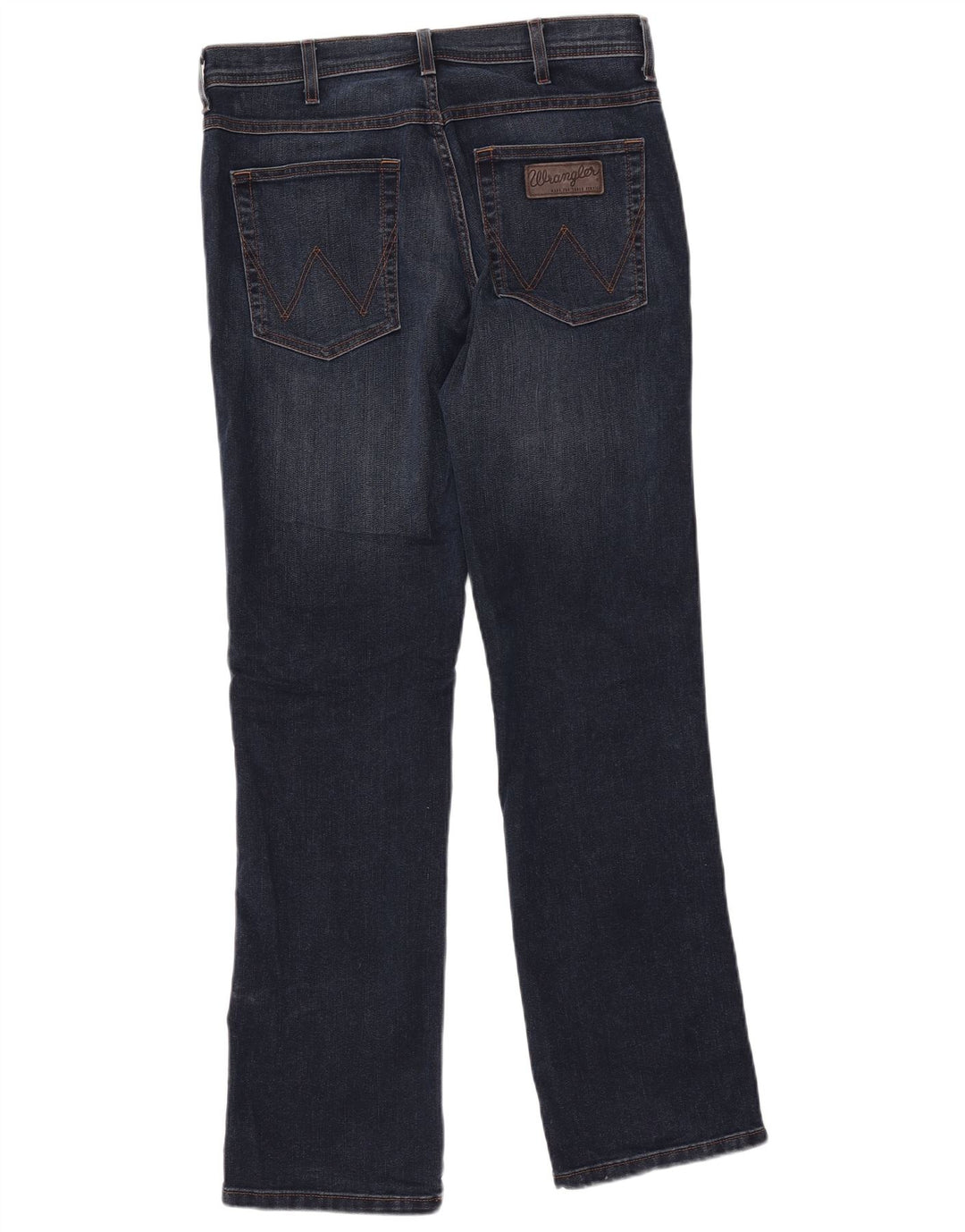 WRANGLER Vaqueros rectos elásticos Arizona para hombre W34 L32 Algodón azul marino