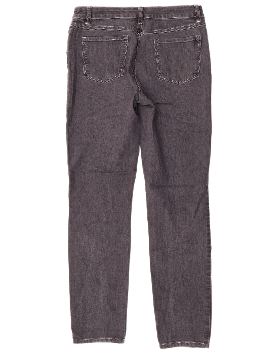 PRANA Vaqueros rectos regulares para mujer US 8 mediano W29 L32 algodón gris