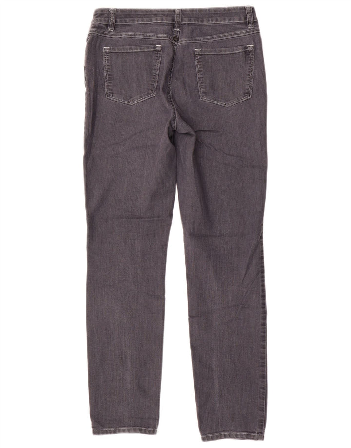 PRANA Vaqueros rectos regulares para mujer US 8 mediano W29 L32 algodón gris