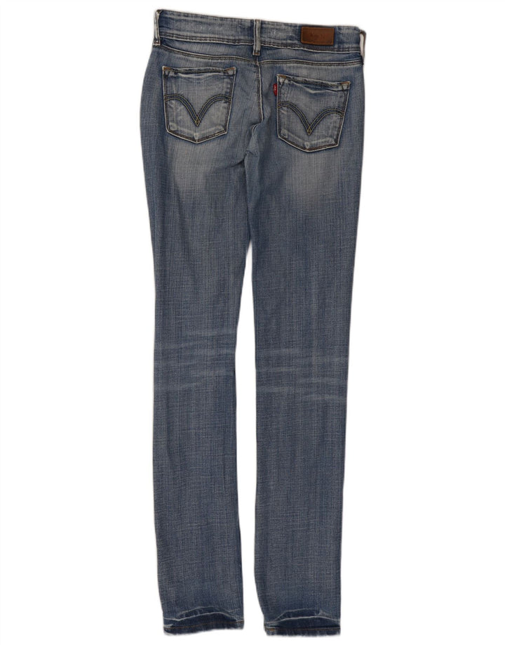 Levi's Mujer 571 Slim Jeans W28 L34 Algodón Azul
