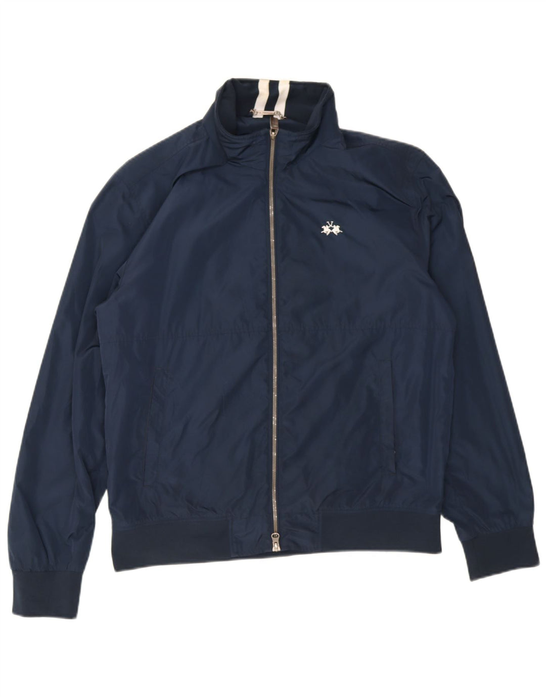 La Martina Cazadora Bomber Hombre UK 42 XL Azul Marino Poliéster