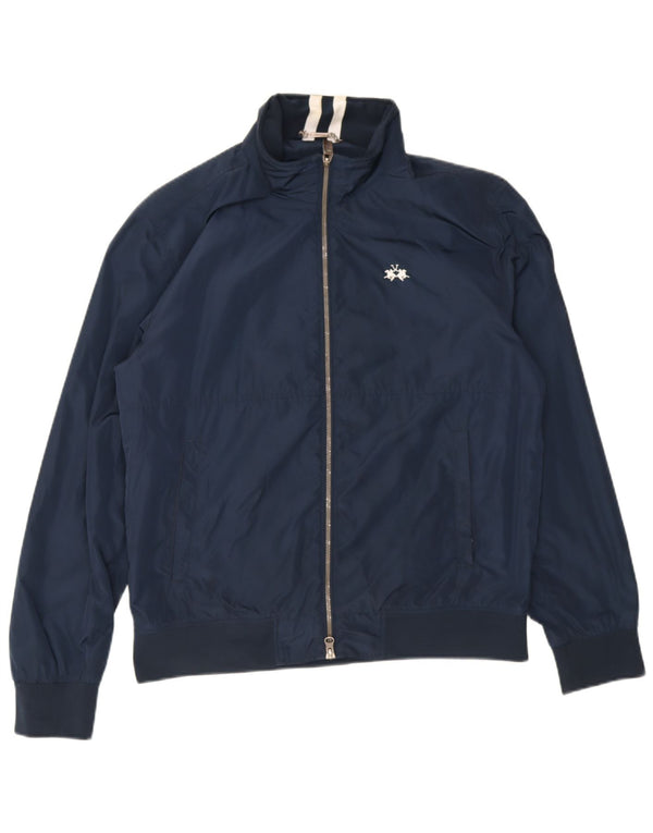 La Martina Cazadora Bomber Hombre UK 42 XL Azul Marino Poliéster