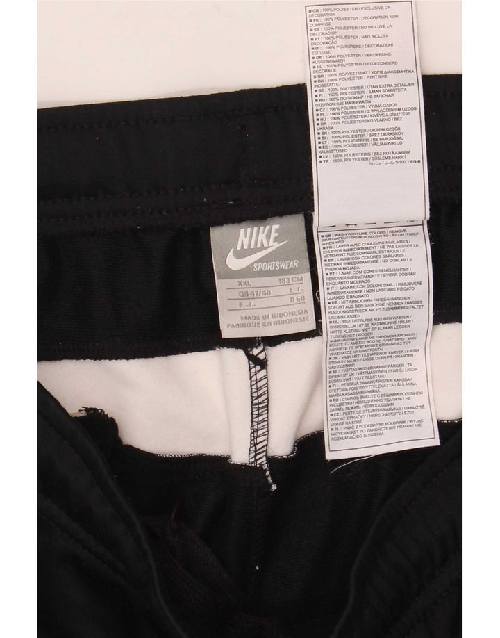 Nike - Pantalón de chándal corto para hombre, talla 2XL, color negro, poliéster