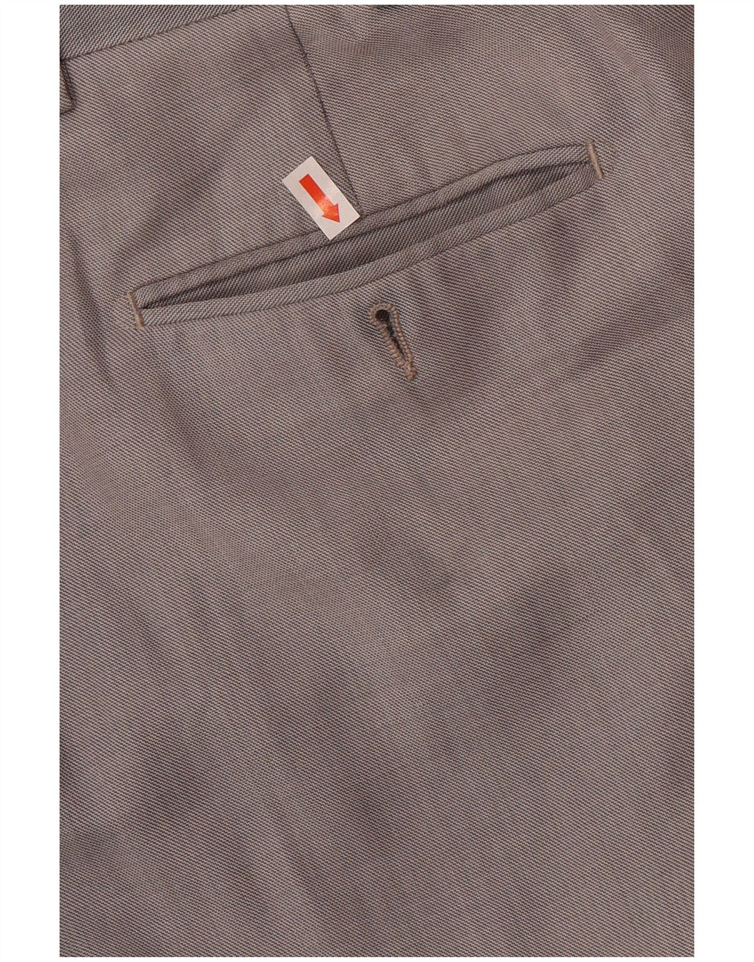 Marks & Spencer Pantalón de traje recto para hombre W34 L26 Lana gris