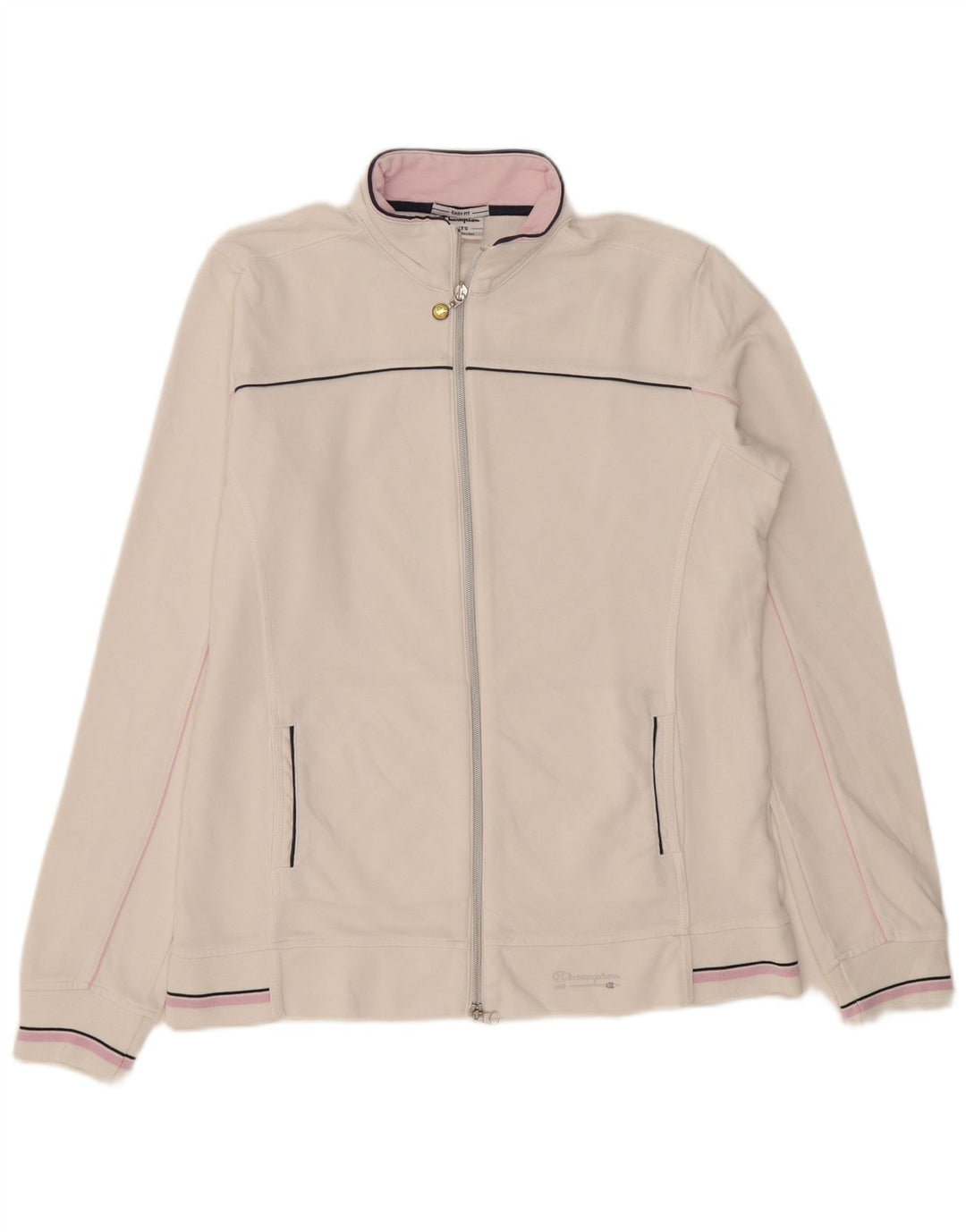 Champion Chaqueta de Chándal para Mujer UK 18 XL Algodón Blanco