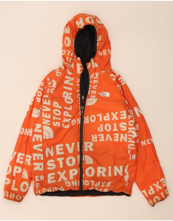 The North Face Chaqueta reversible con capucha para niños 13-14 años grande Negro