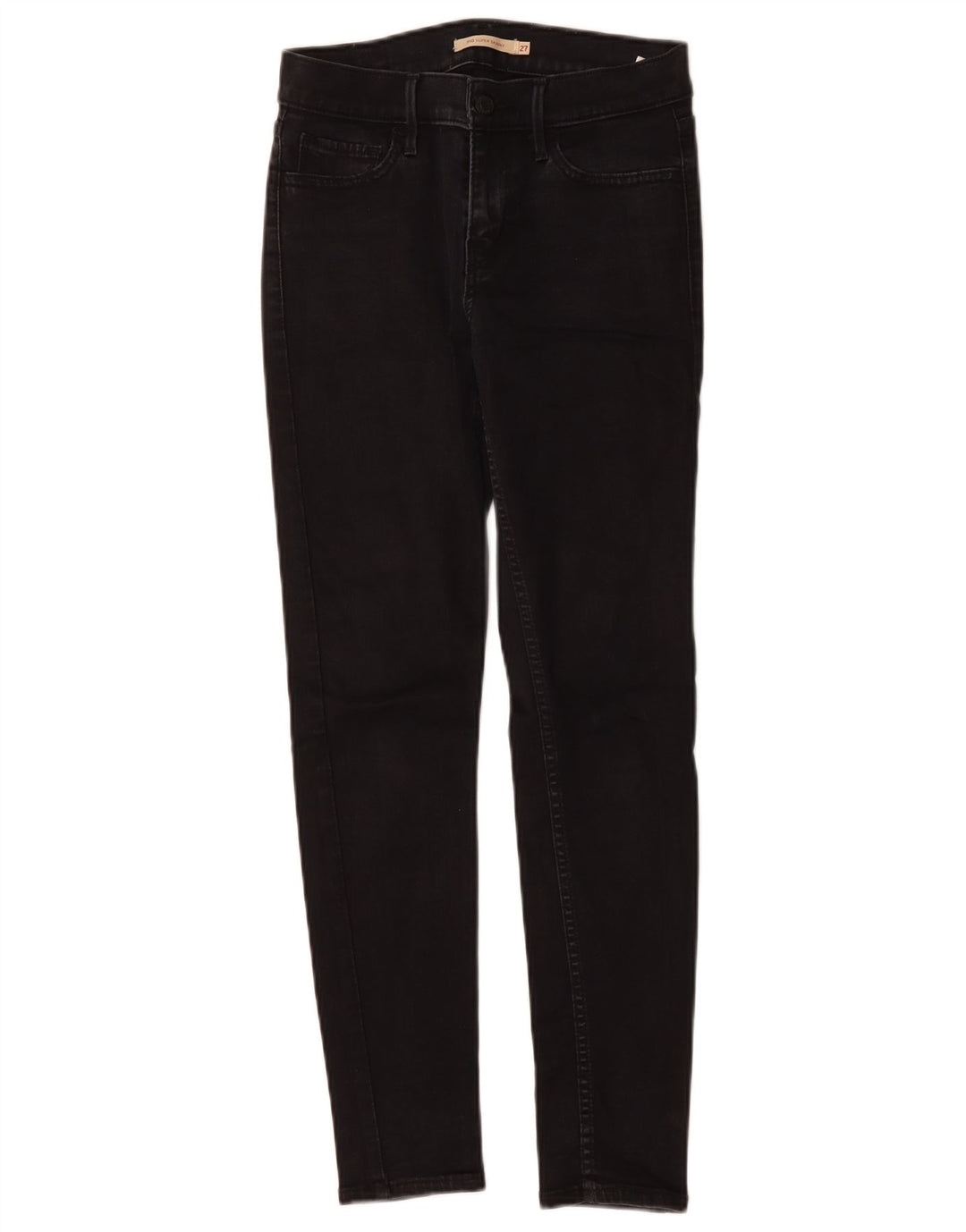 LEVI'S Vaqueros súper ajustados 710 para mujer W27 L28 Algodón negro