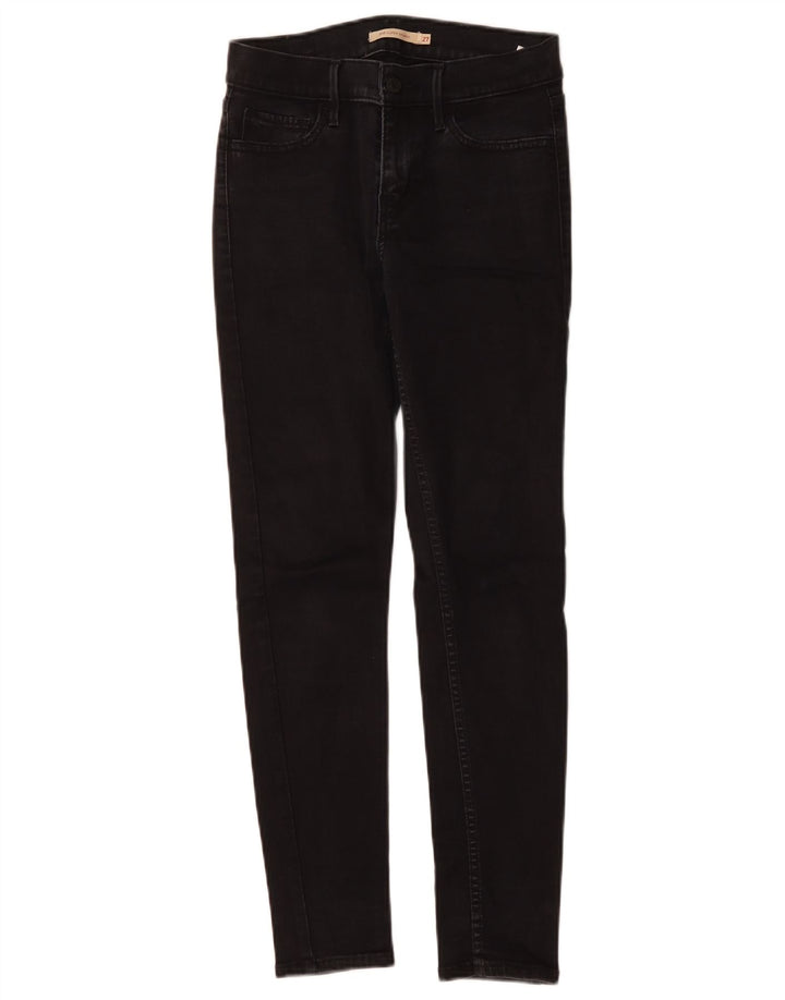 LEVI'S Vaqueros súper ajustados 710 para mujer W27 L28 Algodón negro