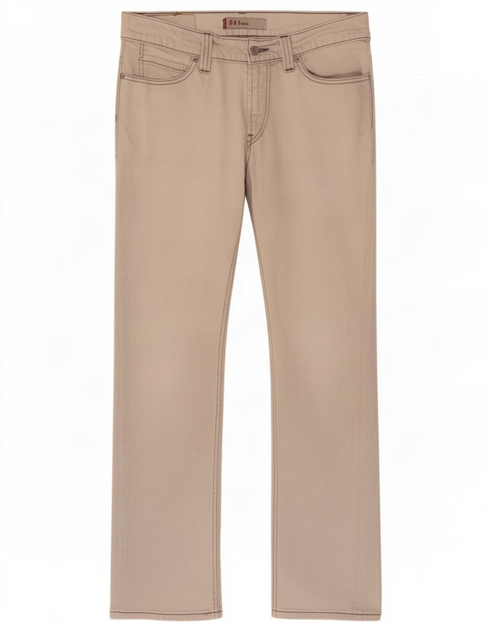 Levi's Hombre 511 Slim Jeans W34 L34 Algodón Gris
