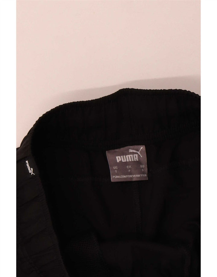 Puma Mens Graphic Sport Shorts Pequeño Poliéster Negro
