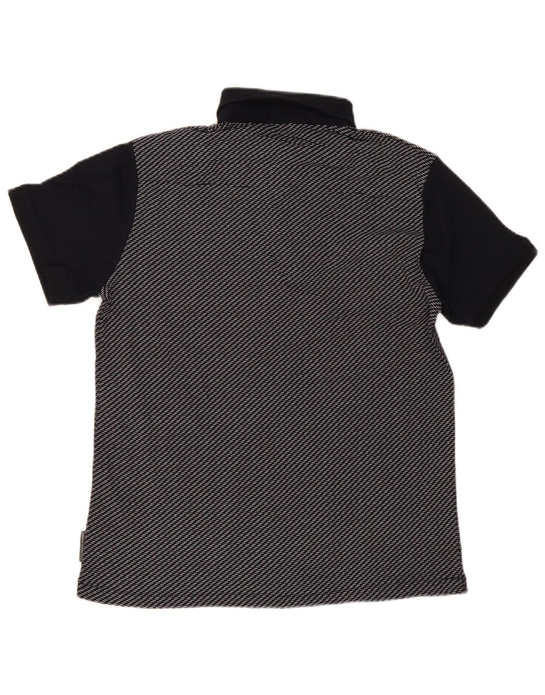 French Connection Polo para hombre de algodón a rayas azul marino mediano