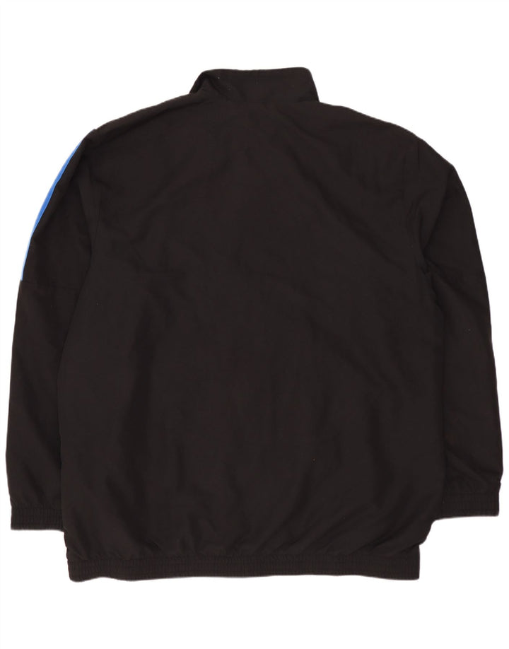 Adidas Chaqueta de chándal para hombre UK 48/50 XL Poliéster negro