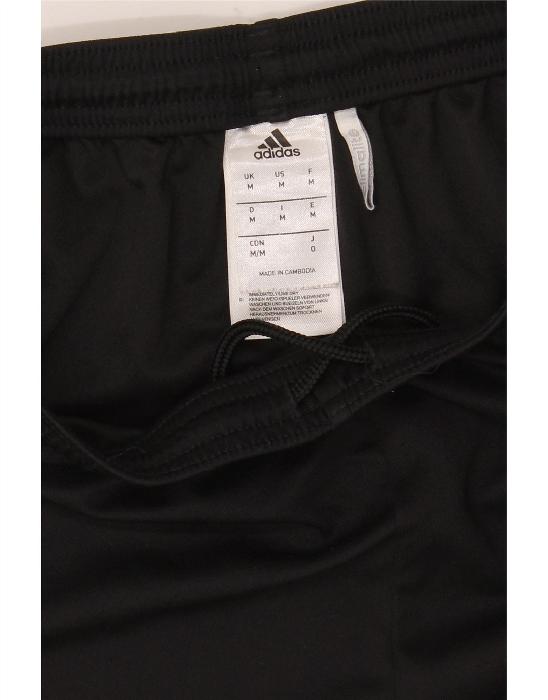 Adidas Mens Climalite Sport Shorts Medio Negro Poliéster