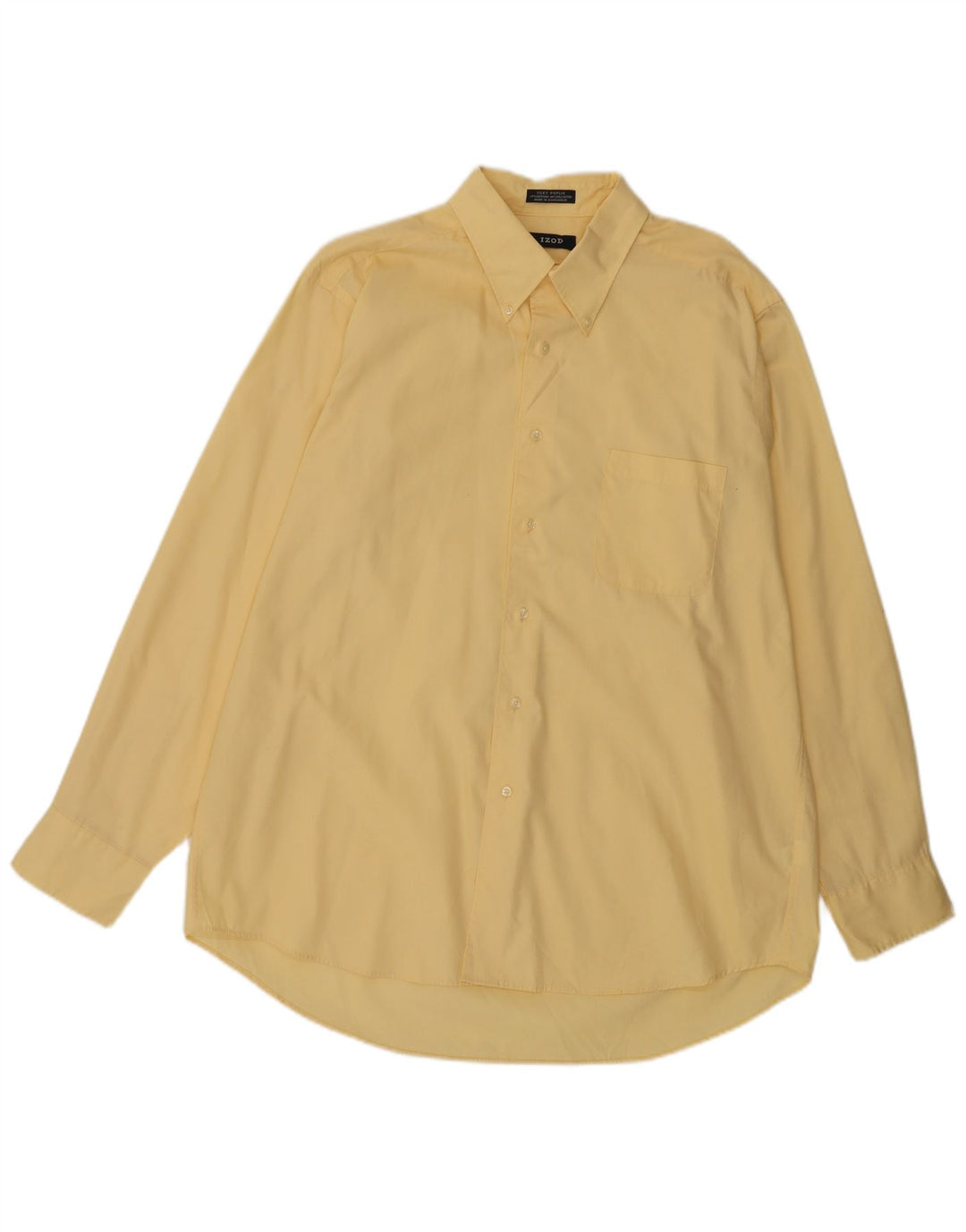 IZOD Camisa Hombre Talla 17 XL Algodón Amarillo