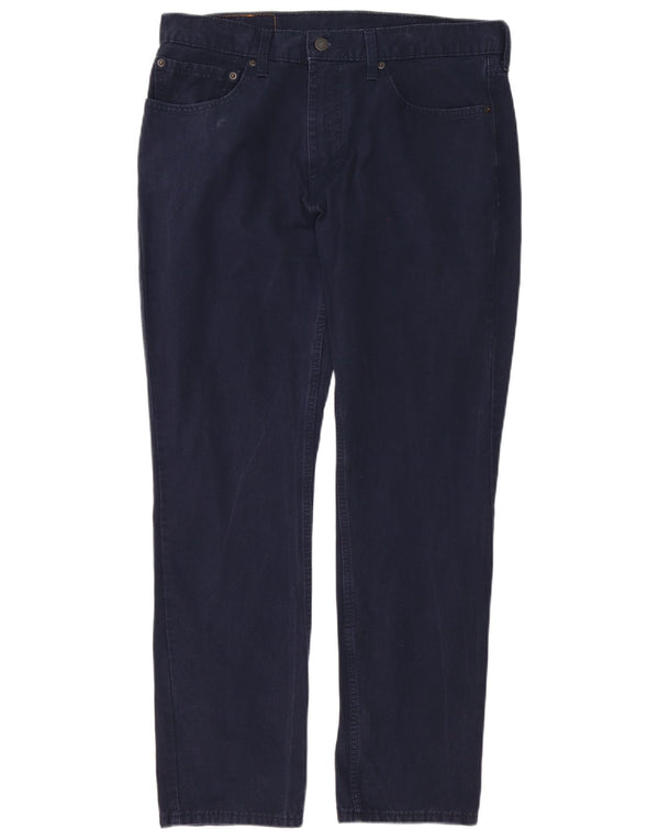 Levi's Mens 511 Slim Fit Pantalones Casuales W34 L30 Algodón Azul Marino