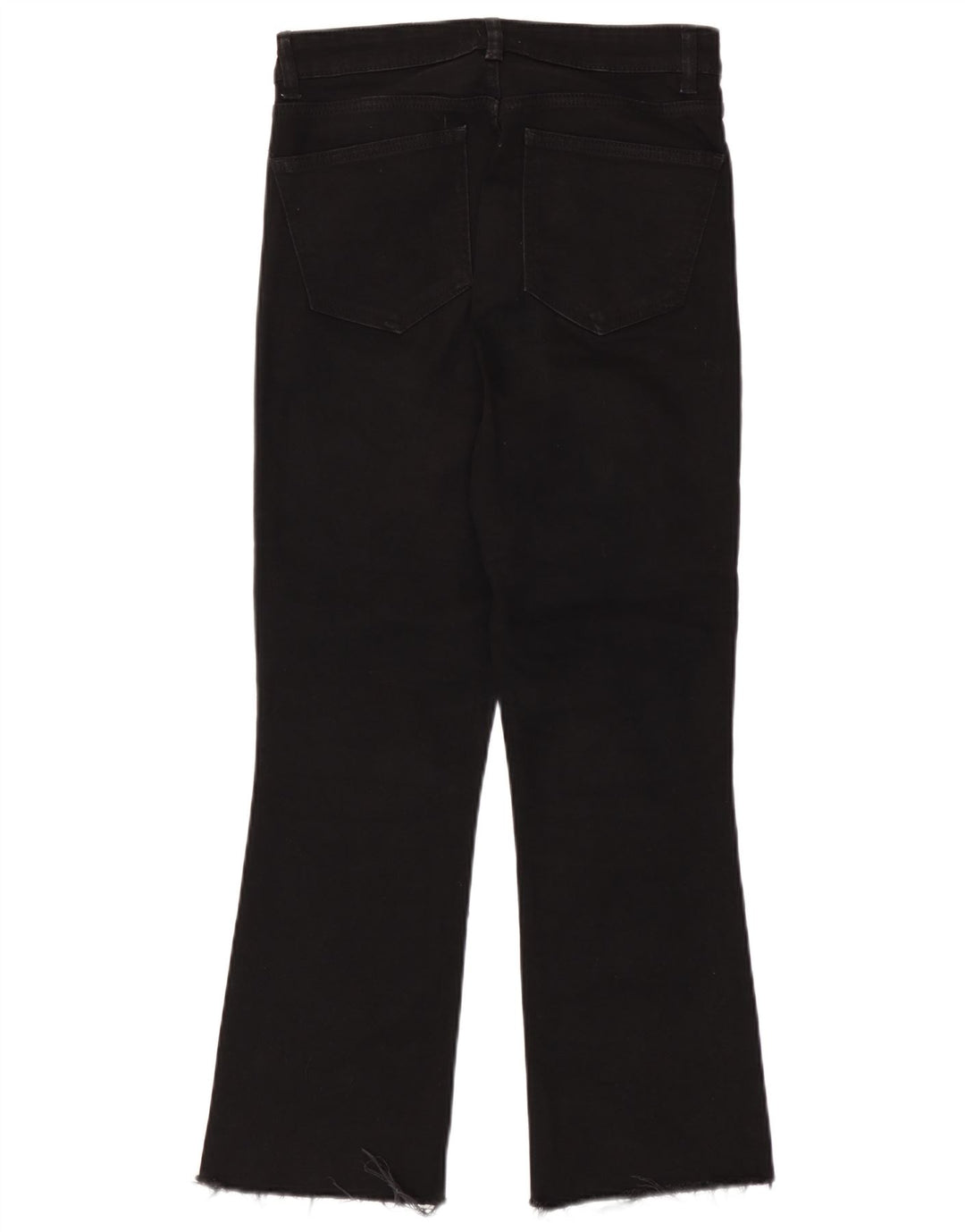 Zara Mujer Vaqueros Bootcut EU 40 Medium W30 L27 Negro
