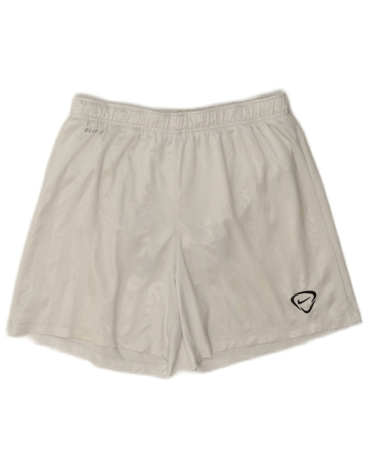 Pantalones cortos deportivos Nike Dri Fit Regular para hombre Poliéster a rayas blancas medianas