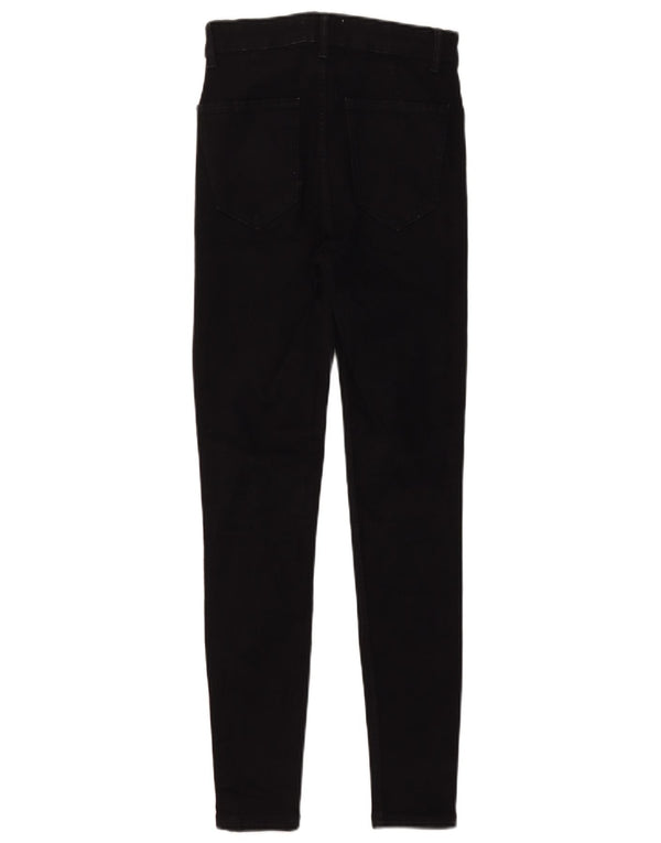 ZARA Vaqueros pitillo para mujer EU 38 Small W28 L28 Algodón negro