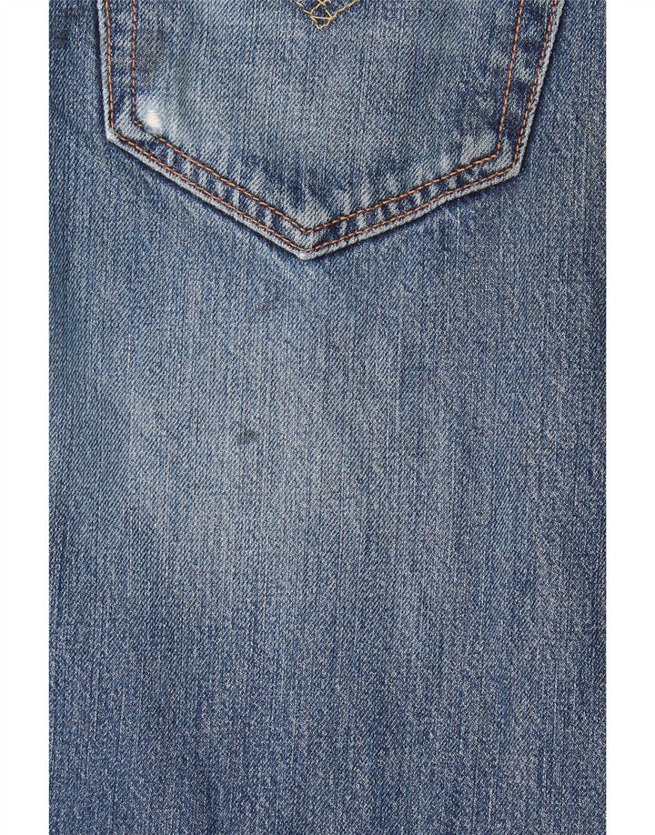 Levi's Hombre 501 Vaqueros Rectos W36 L30 Algodón Azul