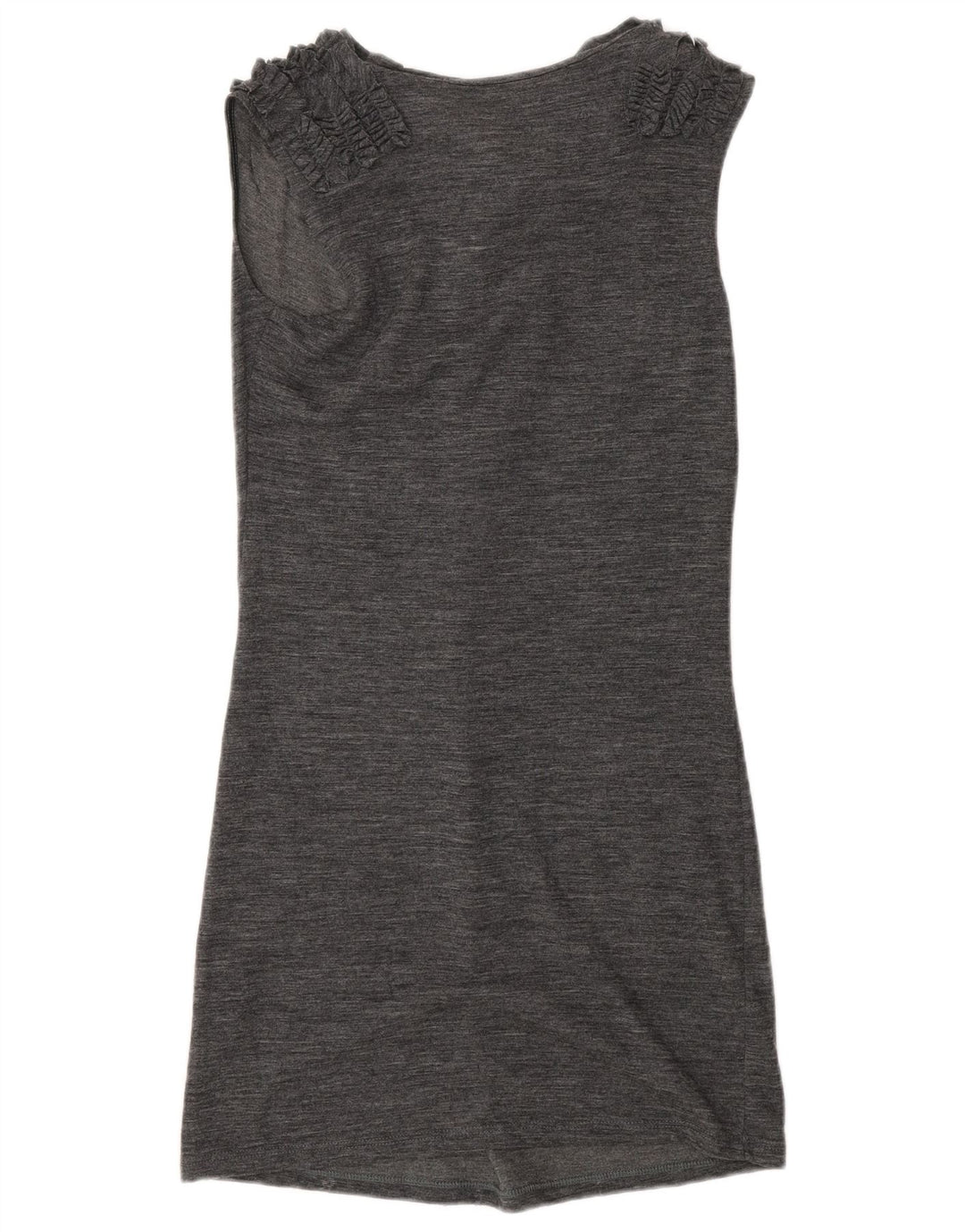 Liu Jo Vestido Básico Sin Mangas IT 40 Small Gris Lana