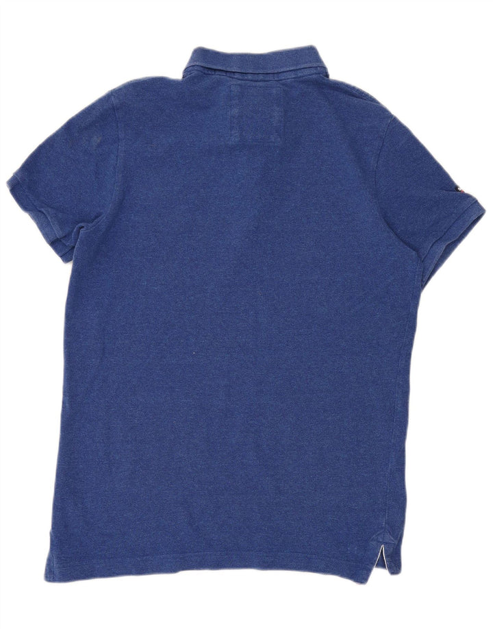 Superdry Polo Hombre XL Algodón Azul