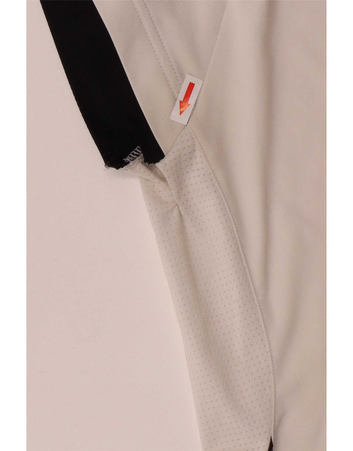Adidas Camiseta para mujer Top UK 12 Medio Blanco Poliéster