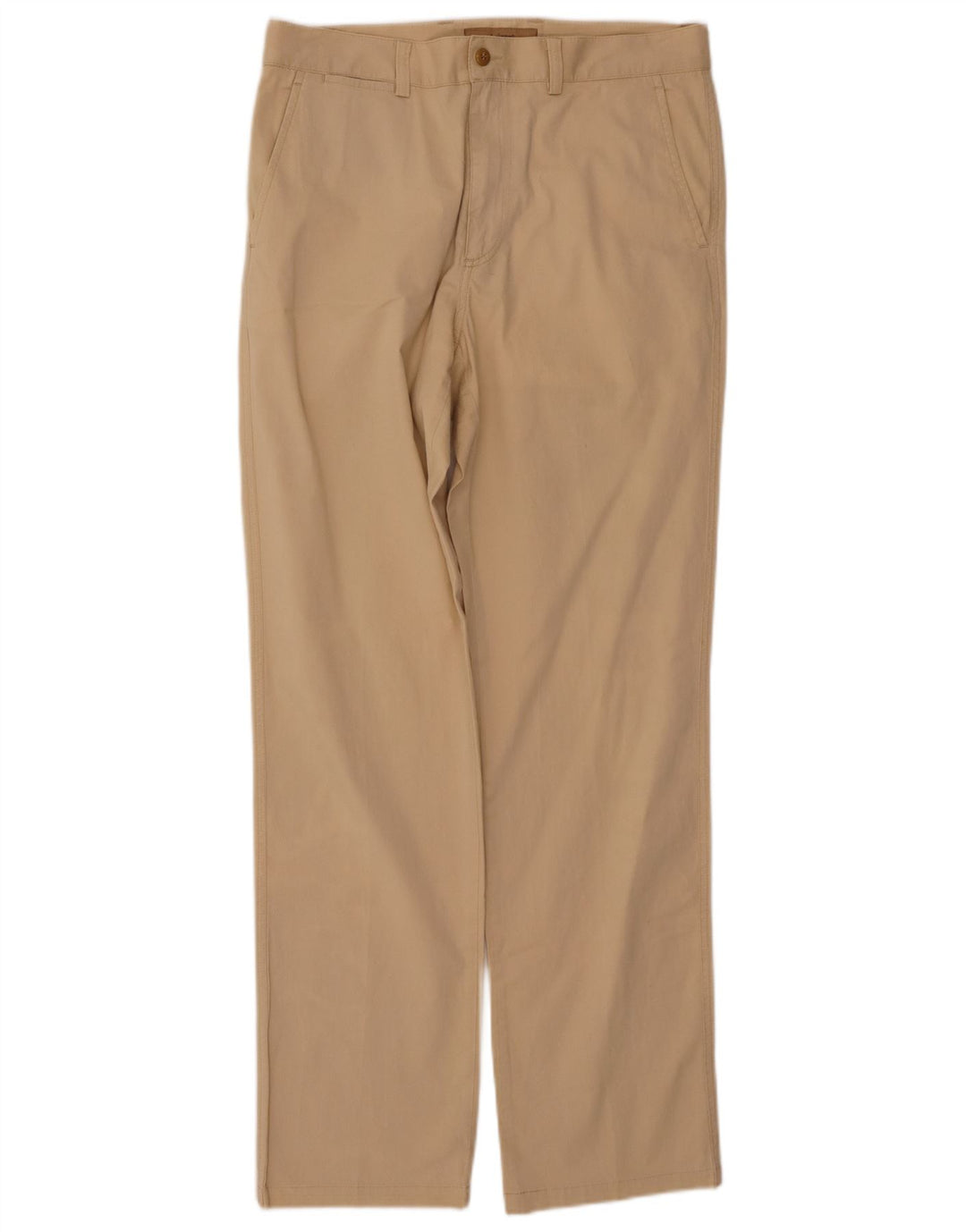 AVIREX Pantalón chino recto para hombre W32 L31 Algodón beige