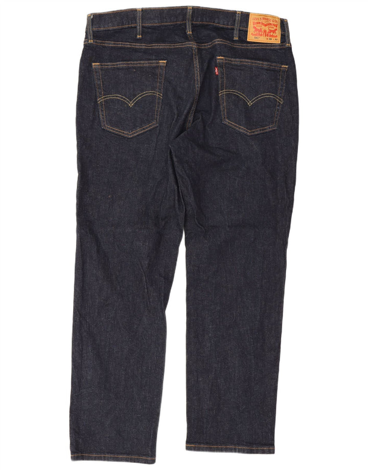 Levi's Vaqueros rectos 541 para hombre W38 L32 Algodón azul marino